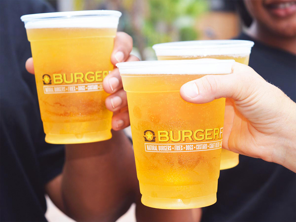 Beer at BurgerFi