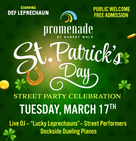 St. Patrick’s Day Street Party Celebration: March 17, 2026
