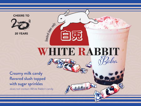 White Rabbit Boba at Bento Asian Grill + Sushi
