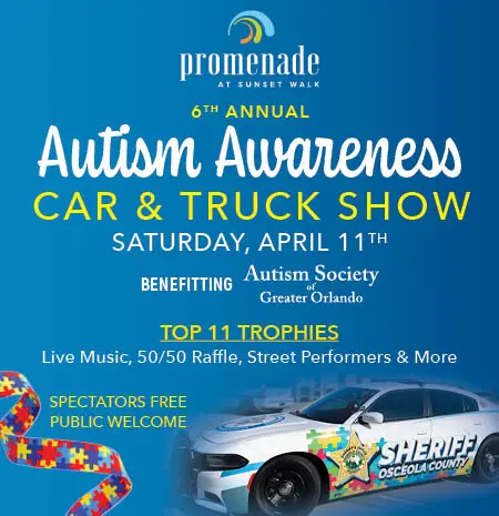 Autism Awareness Car & Truck Show: April 11, 2026