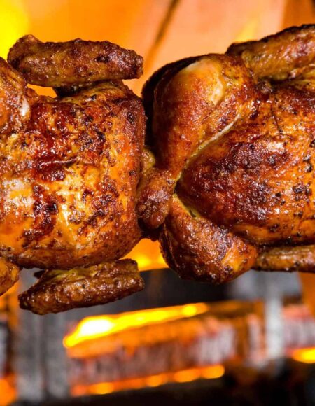 Cowboy Chicken Wood Fire Rotisserie