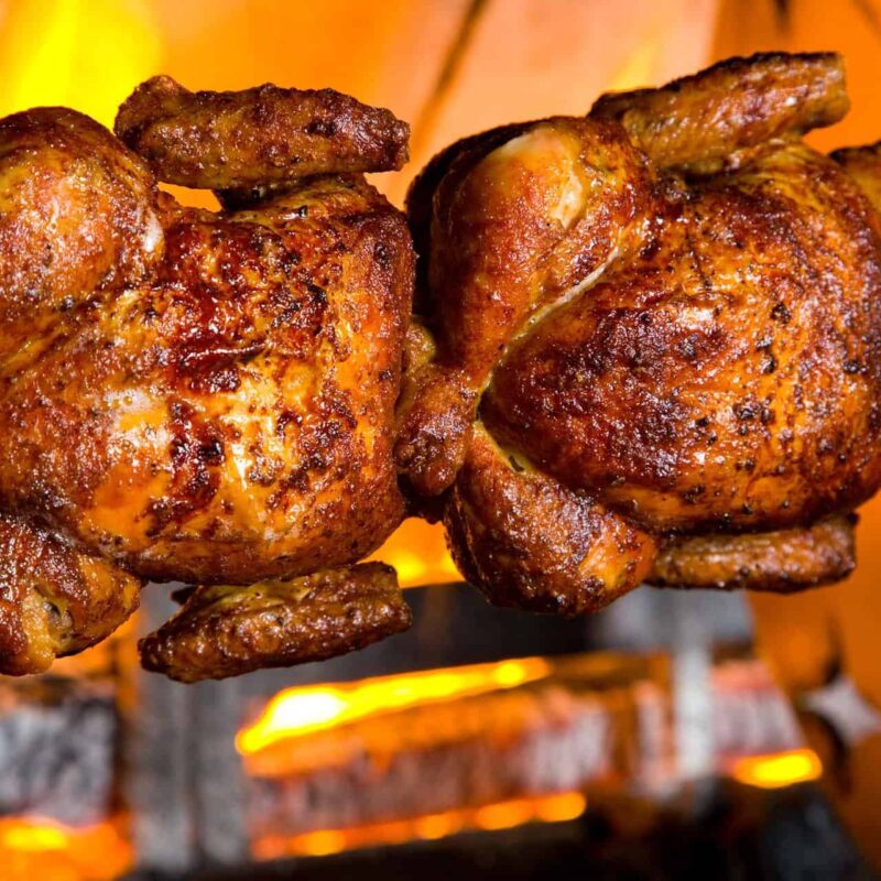 Cowboy Chicken Wood Fire Rotisserie