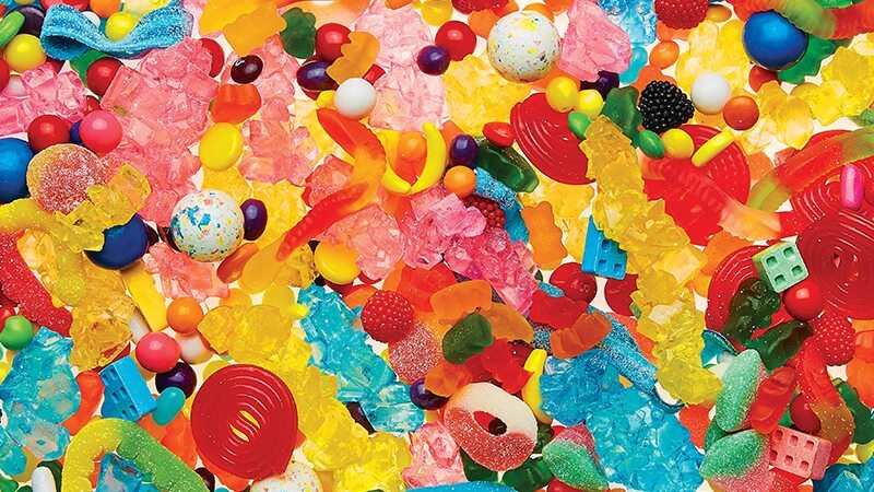 Assorted, colorful candy from IT’SUGAR