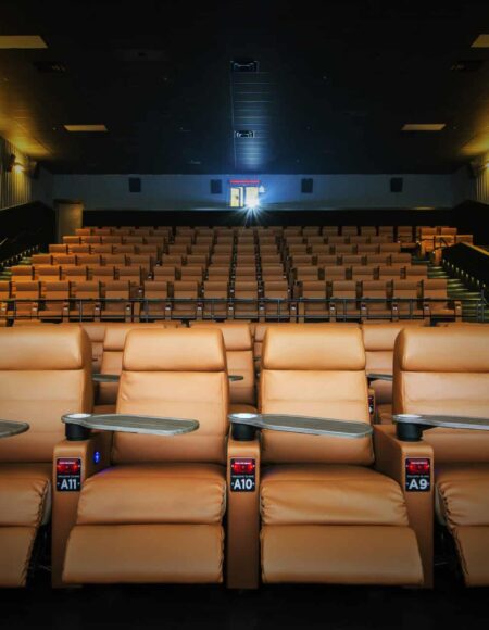 Studio Movie Grill Theater with luxury recliners