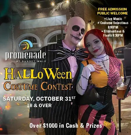 Promenade Hallowen Costume Contest: October 31