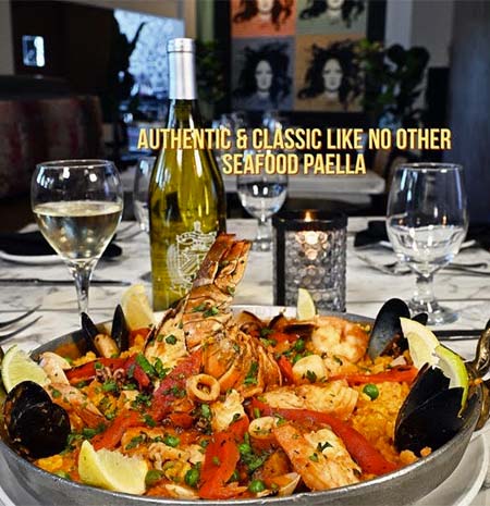 Authentic and classic like no other: Estefan Kitchen Orlando’s Seafood Paella.