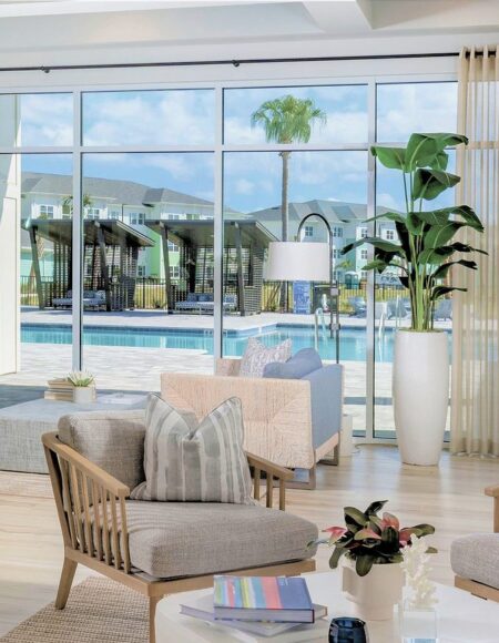 Luxury apartment with pool view at The Retreat at Sunset Walk