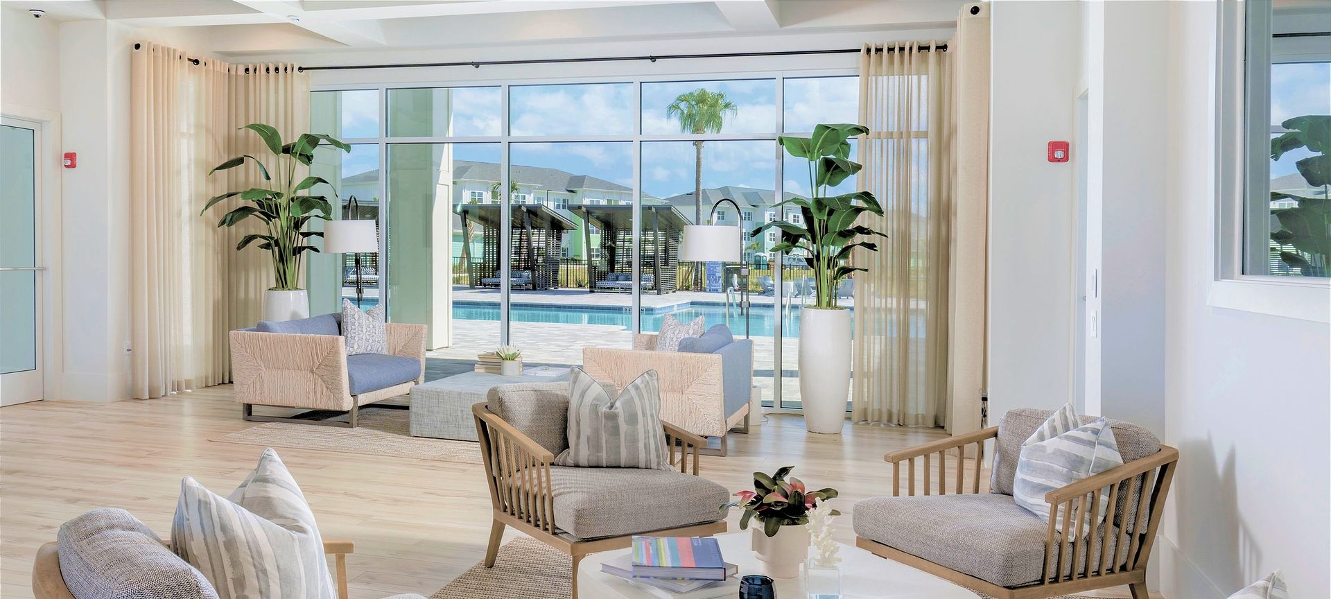 Luxury apartment with pool view at The Retreat at Sunset Walk
