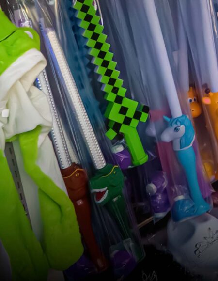 Glow sticks, hats, and other toys available from Everything Lights Up Toys Store