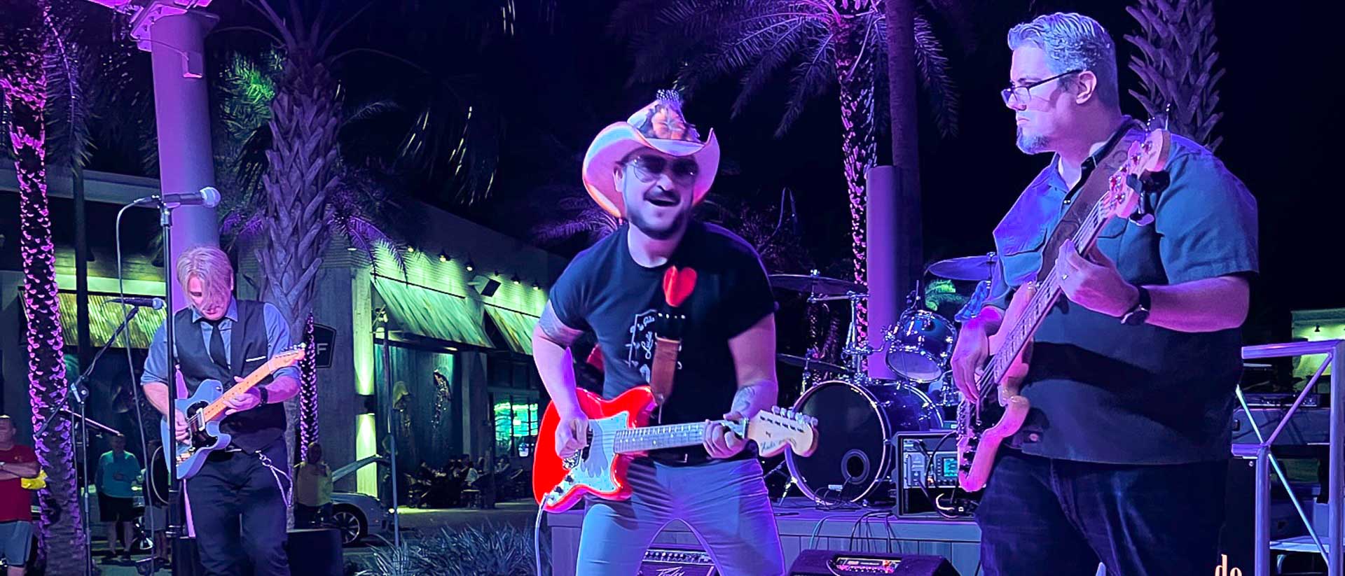 The Jason Link Experience live band at The Promenade Plaza Stage