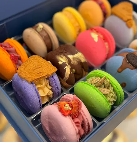 Macarons from La Boom Café
