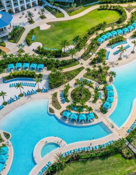 Margaritaville Resort Orlando hotel and Fins Up Beach Club pool