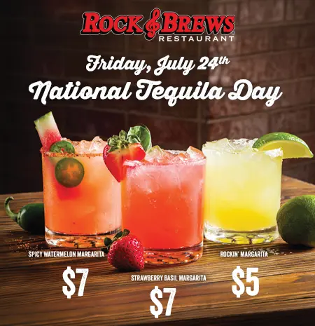 National Tequila Day at Rock & Brews