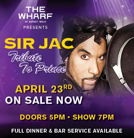 Sir Jac: The Tribute to Prince - April 23, 2026 On Sale Now