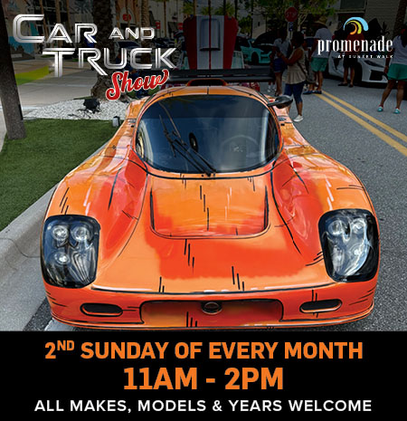 Promenade Car & Truck Show: 2nd Sunday of Every Month.