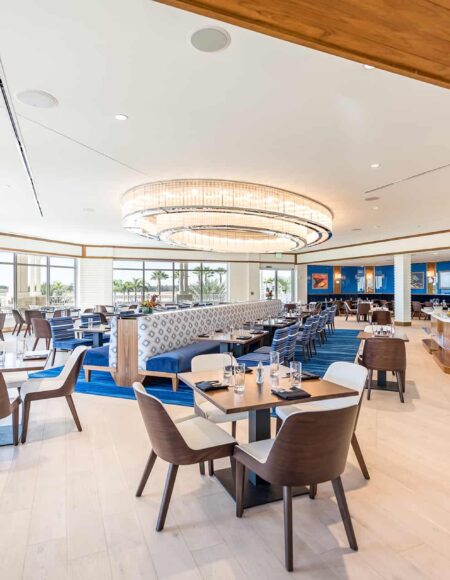 Euphoria fish house dining area at Margaritaville Resort Orlando