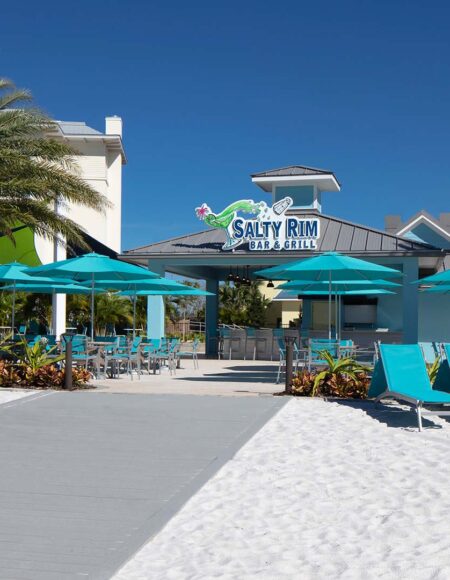 Salty Rim Bar & Grill on the sand at Margaritaville Resort Orlando