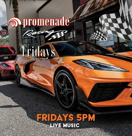 Promenade Racing Fridays: 5 PM, Live Music