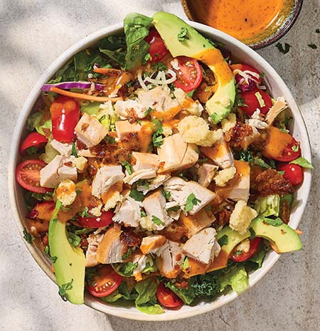 Buffalo Chicken Salad at Cowboy Chicken