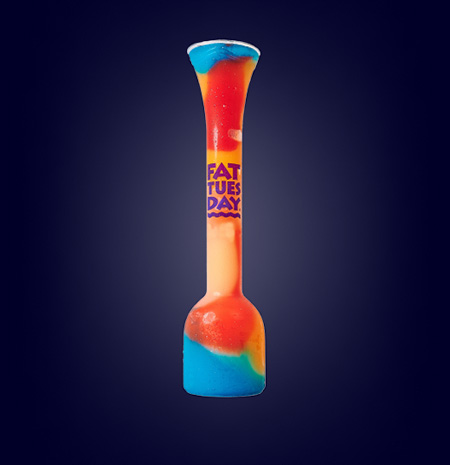 The Monster Yard souvenir cup at Fat Tuesday