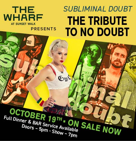 Subliminal Doubt - The Tribute to No Doubt: October 19, 2025 at the Wharf at Sunset Walk