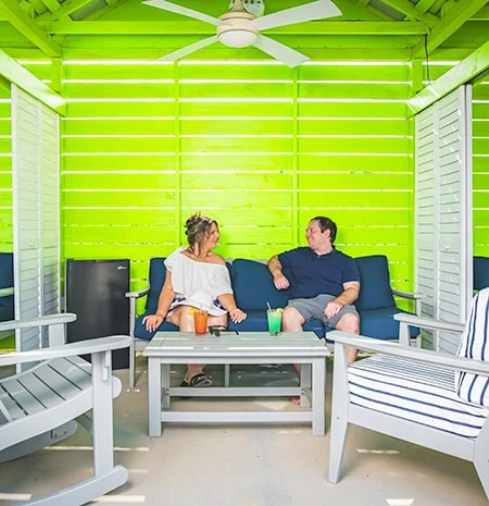 Private cabana at Embassy Suites by Hilton Orlando Sunset Walk