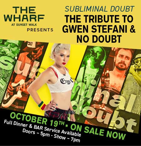 Subliminal Doubt - The Tribute to No Doubt: October 19, 2025 at the Wharf at Sunset Walk