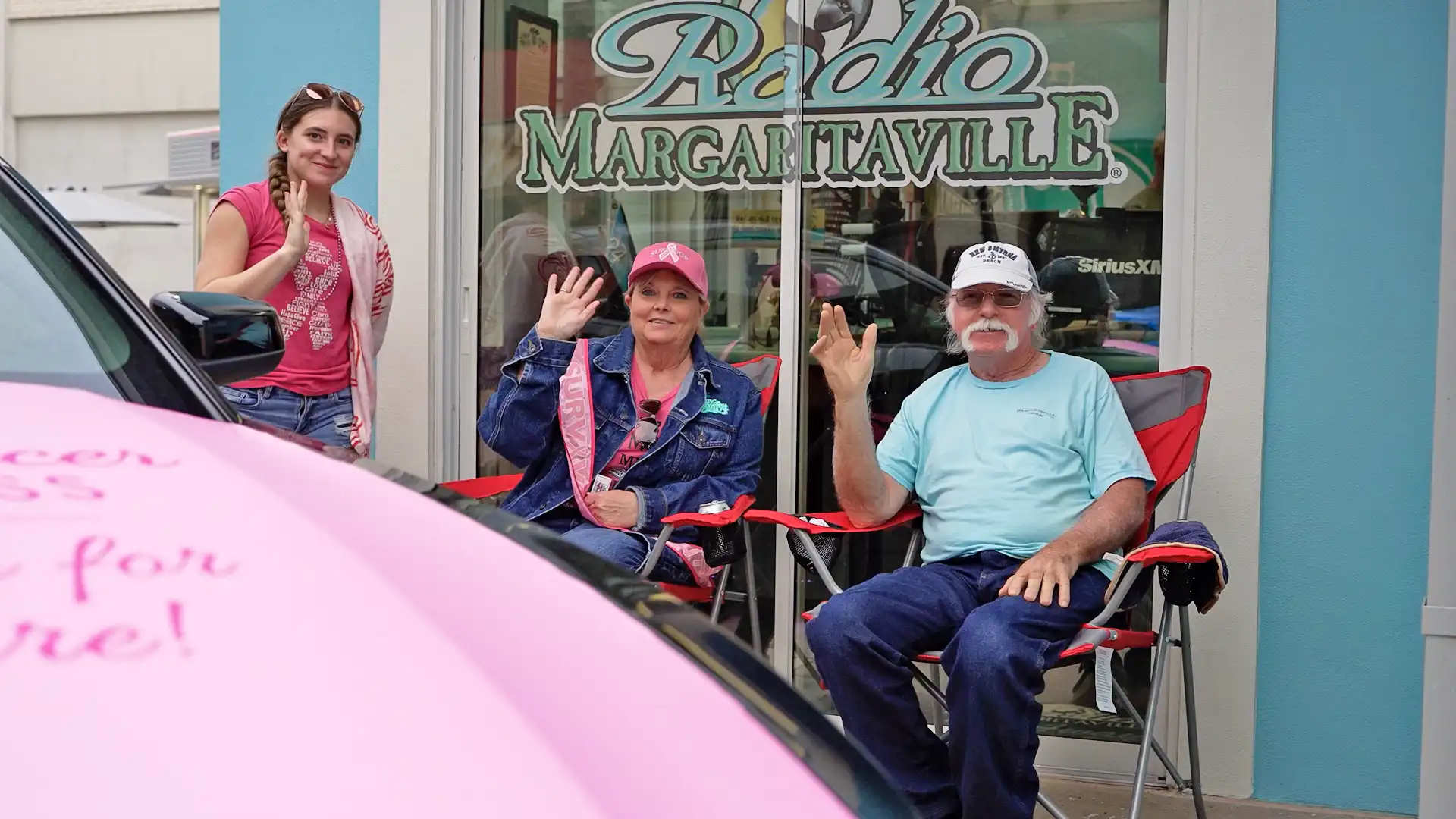 Breast Cancer Awareness Show Car