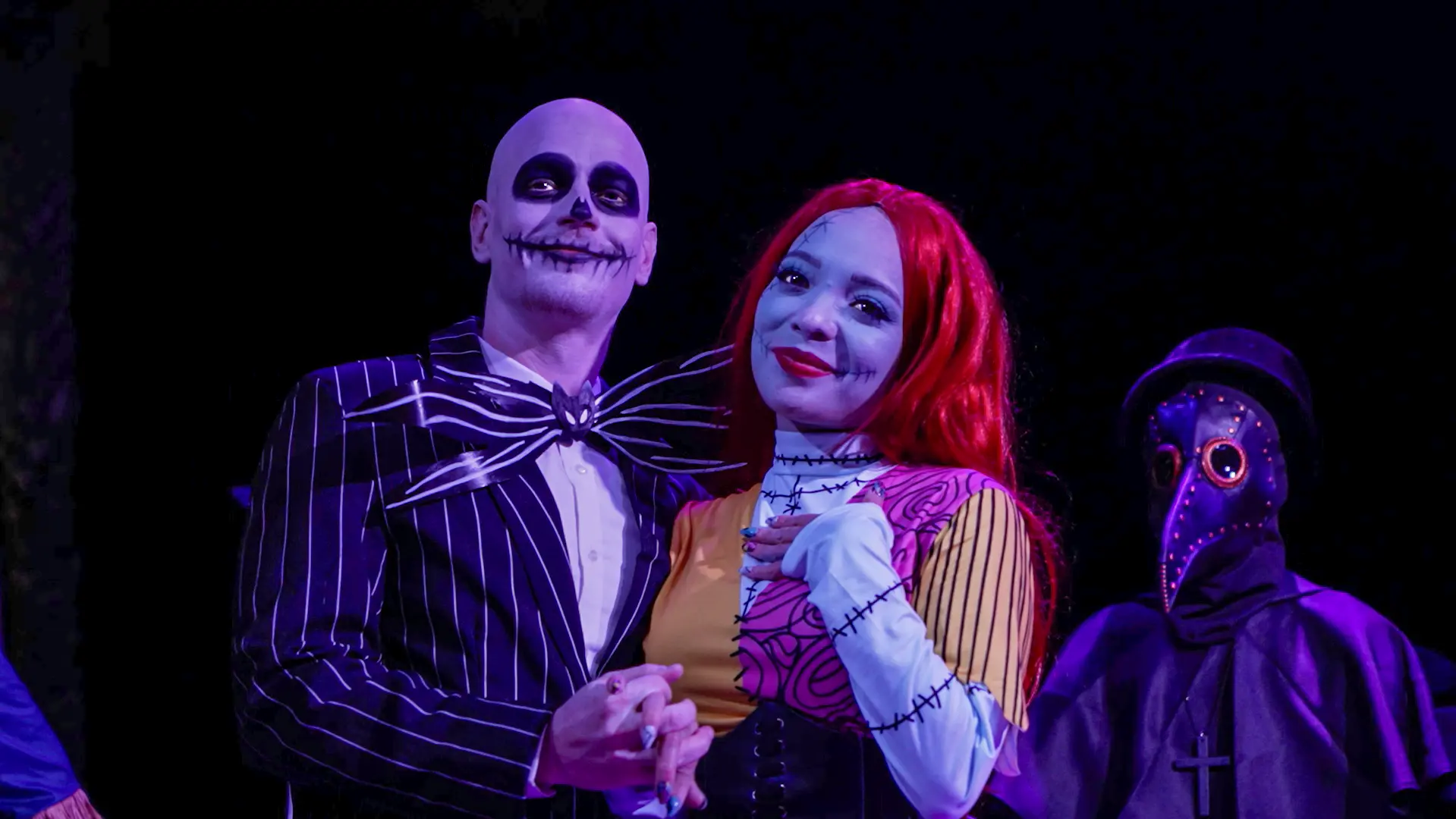 Couple’s Halloween costume: Jack and Sally from The Nightmare Before Christmas