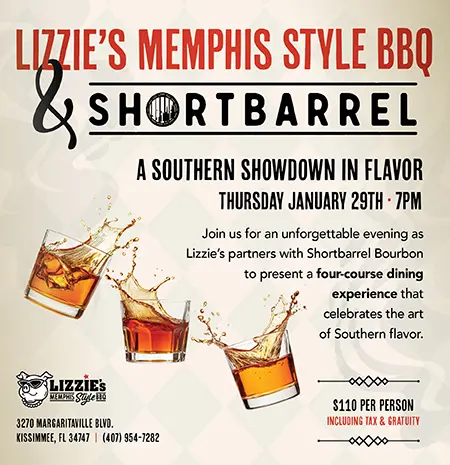 Lizzie’s Memphis Style BBQ & Shortbarrel Bourbon