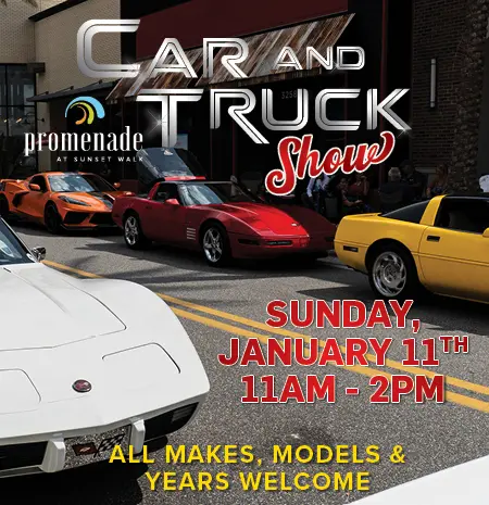 Promenade Car & Truck Show: January 11, 2026