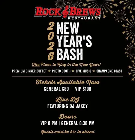 Rock & Brews 2026 New Year’s Bash