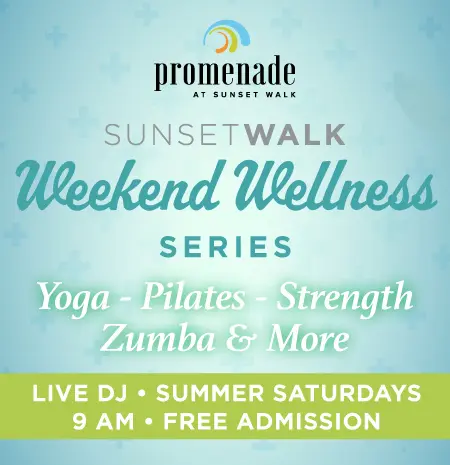 Sunset Walk Weekend Wellness Series: Summer Saturdays, 9 AM