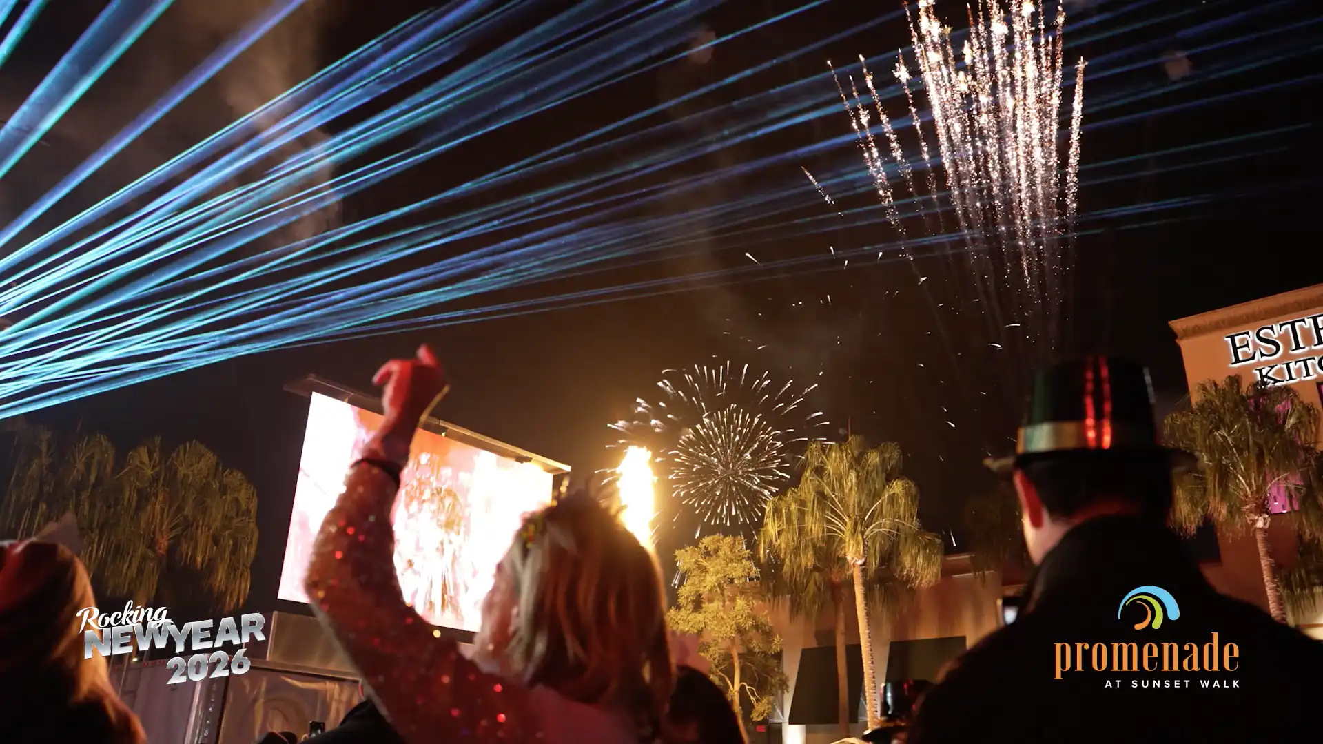 Fireworks at Rocking New Year 2026