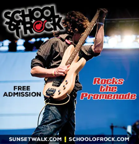 School of Rock Rocks the Promenade