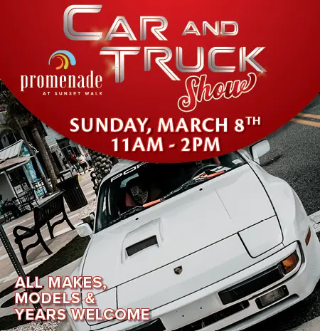 Promenade Car & Truck Show: March 8, 2026