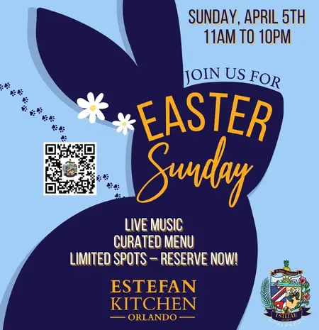 Easter Sunday at Estefan Kitchen Orlando