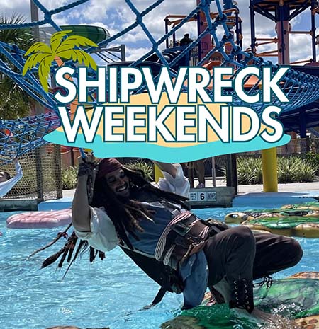 Shipwreck Weekends at Island H2O Water Park