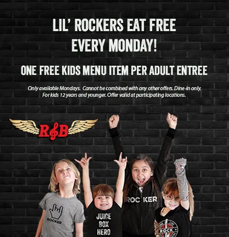 Lil’ Rockers East Free at Rock & Brews Every Monday