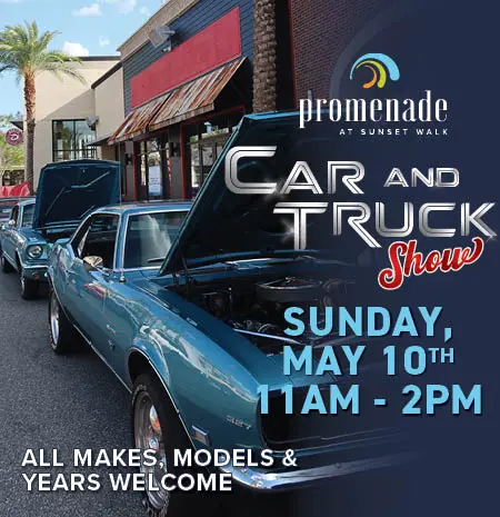 Promenade Car and Truck Show: May 10, 2026