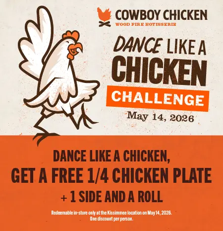 Dance Like a Chicken Challenge: May 14, 2026 at Cowboy Chicken