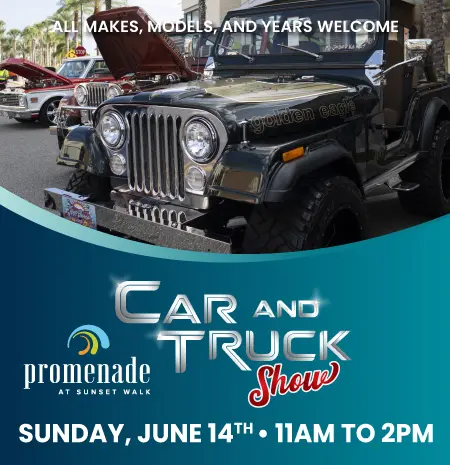 Promenade Car and Truck Show: June 14, 2026