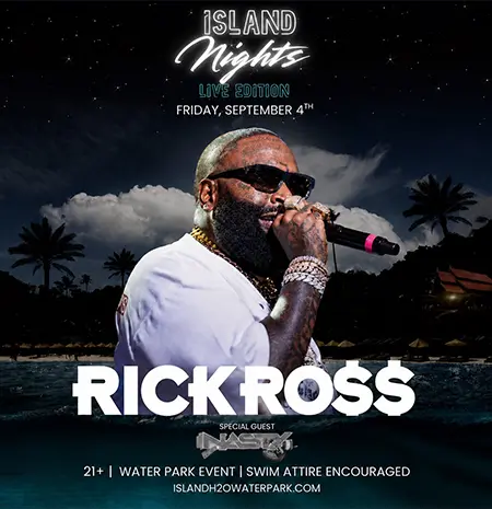Island Nights: Live Edition featuring Rick Ross, September 4, 2026