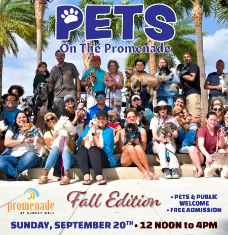 Pets on the Promenade: Fall Edition, September 20, 2026
