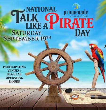 National Talk Like a Pirate Day: Saturday, September 19th