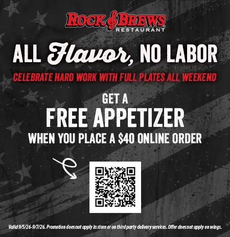 All Flavor, No Labor: Celebrate Hard Work with Full Plates at Rock & Brews