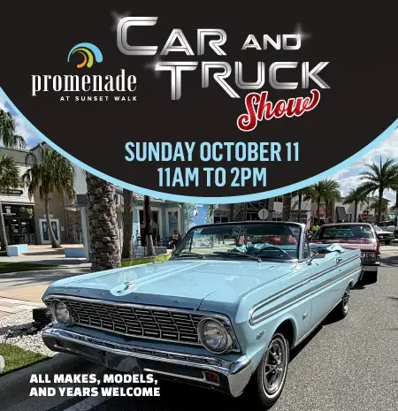 Promenade Car and Truck Show: September 13, 2026