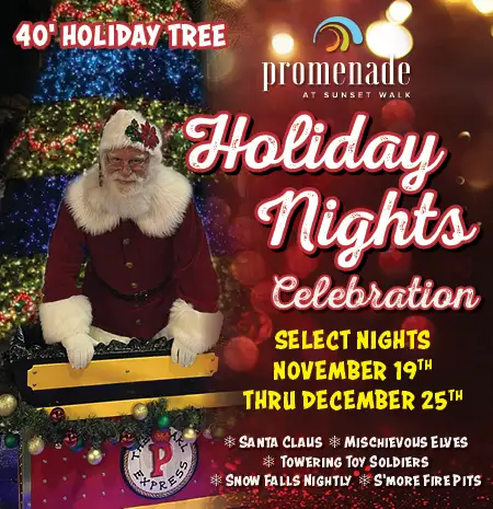 Holinights Celebration: Select Nights November 20 – December 25, 2025